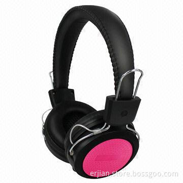 Super Bass MP3 Headphones with Memory Card Slot, FM Radio, OEM Orders Welcomed